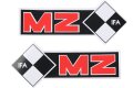 Schriftzug, Aufkleber (Paar) zum Tank für MZ ETZ 250