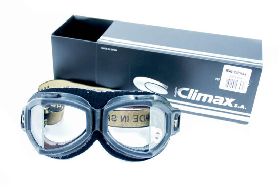 Motorradbrille CLIMAX 518 - Schwarz/Schwarz