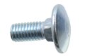 Schraube M8x15 Flachrund DIN 603 - verzinkt - Schloßschraube
