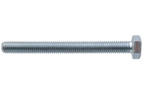Schraube M8x80 Sechskant DIN 933 - verzinkt