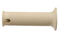 Griffgummi, Festgriff 22 mm, creme - mit Bund und Loch für Befestigungsschraube