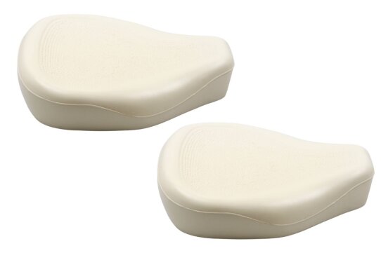 Satteldecke, Sitzgummi Paar für MZ ETZ 250 NVA - beige