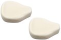 Satteldecke, Sitzgummi Paar für MZ ETZ 250 NVA - beige