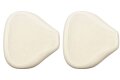 Satteldecke, Sitzgummi Paar f&uuml;r MZ ETZ 250 NVA - beige
