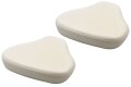 Satteldecke, Sitzgummi Paar f&uuml;r MZ ETZ 250 NVA - beige