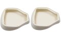 Satteldecke, Sitzgummi Paar f&uuml;r MZ ETZ 250 NVA - beige
