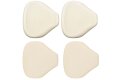 Satteldecke, Sitzgummi Set für MZ ES 250 - beige, mit Schaumstoff
