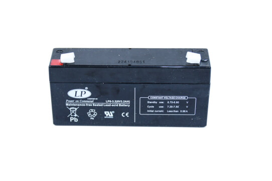 Batterie 6V - 3,3 Ah Gelbatterie für EMW R35