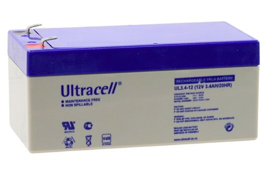 Batterie 12V - 3,4 Ah Gelbatterie für IFA/ MZ BK 350