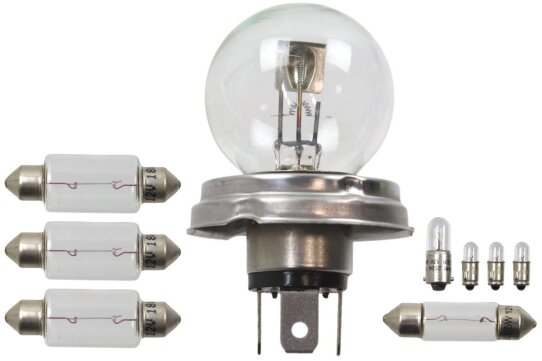 Glühbirnen für MZ ES 125, 150 - 12V (Lampenset, Glühbirnensatz)