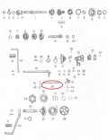 Schaltarretierachse f&uuml;r MZ RT 125/3