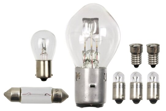 Glühbirnen für MZ RT 125/3 - 12V (Lampenset, Glühbirnensatz)