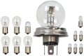 Glühbirnen für MZ TS 250, 250/1 - 12V (Lampenset, Glühbirnensatz)