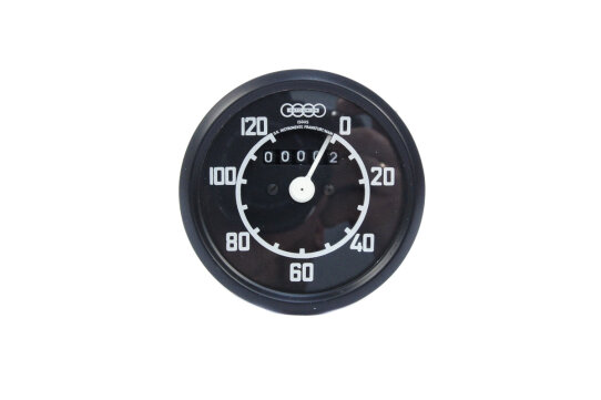 Tachometer für DKW SB 200, 250, 350, 500 - schwarz / schwarz
