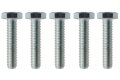 5 x Schraube M8x45 Sechskant DIN 933 - verzinkt