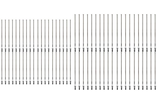 Speichensatz (WWS - Kleeblatt) für BMW R60/5 - Vorder- & Hinterrad