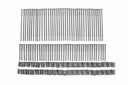 Speichensatz (WWS - Kleeblatt) für BMW R75 WH - Stahl-blank