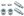Schwinghebelbolzen mit Laufbuchsen für Vordergabel Simson SR1, SR2, SR 2E, KR50