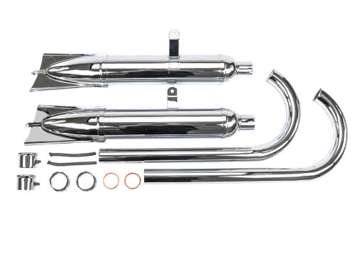 Auspuffanlage für DKW SB 350 - chrom
