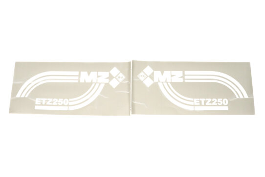 Schriftzug (Lackierschablone) - rechts / links für MZ ETZ 250