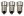 3 x Glühbirne 12V, 3W E10 (Glühlampe, Becherbirne)