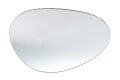 Spiegelglas links 117x82 mm - ovale Form