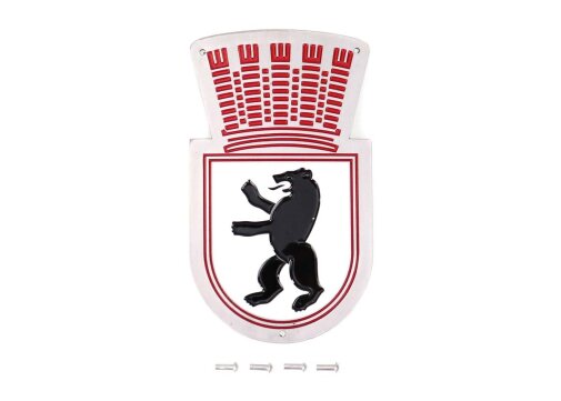 Wappen "Bär" inkl. Halbrundnieten für...