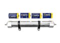 Batterieh&uuml;lse (6V) f&uuml;r Sachs 98, DKW - verchromt, inkl. 4 x R20 Batterien