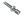 Stellschraube M8x1 zur Fußbremse für IFA, MZ RT 125, ES, ETS, TS, 125, 150