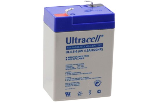 Batterie (Vlies - Wartungsfrei) 6V - 4,5 Ah