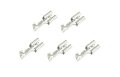 5x Flachsteckhülse für 6,3x0,8 mm / 0,5-1,0 mm² - verzinnt