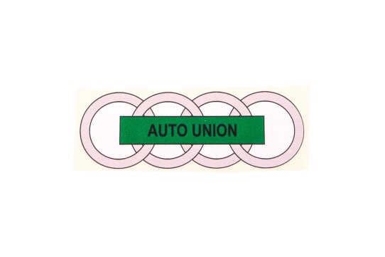 Aufkleber Auto Union für DKW RT Modelle
