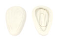 Kniekissenhalter und Kniekissen (beige) für Zündapp DB 202, 203, 204, 234 - Satz