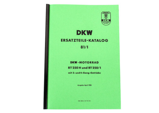 Ersatzteilliste für DKW RT 250 H, 250/1