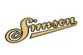 Emblem, Aufkleber zum hinteren Schutzblech f&uuml;r SIMSON SR1, SR2, SR 2E