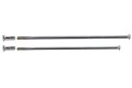 Speichensatz (WWS - Kleeblatt) komplett für MZ ETZ 125, 150, 251 - Trommelbremse / Original-Felgen