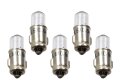 5x Gl&uuml;hbirne 6V, 0,6W BA7s (Gl&uuml;hlampe)