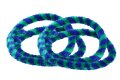 Wüma Nabenputzringe im Satz - grün / blau - für Mokick-Nabe mit Ø 168 mm, je 560 mm lang