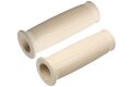 Griffgummi-Satz (26/22 mm) beige - ballige Form - geschlossen