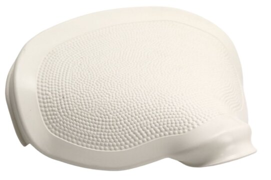 Satteldecke Denfeld-Form "ohne Logo" auf Spannrahmen - creme