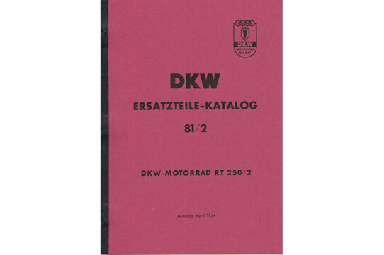 Ersatzteilliste für DKW RT 250/2