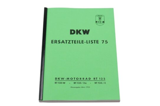 Ersatzteilliste für DKW RT 125