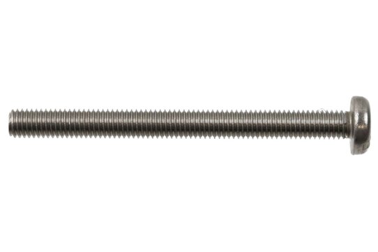Schraube M8x90 Flachkopf DIN 85 - Edelstahl
