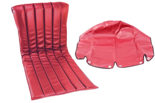 Sitz und Spritzdecke für Seitenwagen STOYE Super-Elastik - rot