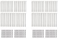 Speichensatz (WWS - Kleeblatt) mit Doppeldickend f&uuml;r BMW R5, R6, R51, R61, R66, R71, R51/2 - 2 R&auml;der