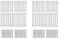 WWS (Kleeblatt) Speichensatz mit Doppeldickend für BMW R5, R6, R51, R61, R66, R71, R51/2 - 2 Räder