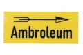 Aufkleber "Ambroleum" für Zündapp BELLA zum hinteren Motorträger