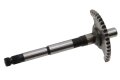 Kickstarterwelle mit Zahnsegment für SIMSON S50, KR51/1, SR4-2 - 3-Gang Motor