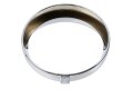 Lampenring mit Blende f&uuml;r Scheinwerfer Typ HELLA 130 mm - verchromt
