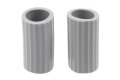 Schaltwippenbelag (Paar) für SIMSON KR51, KR51/1, KR51/2 Schwalbe - grau
